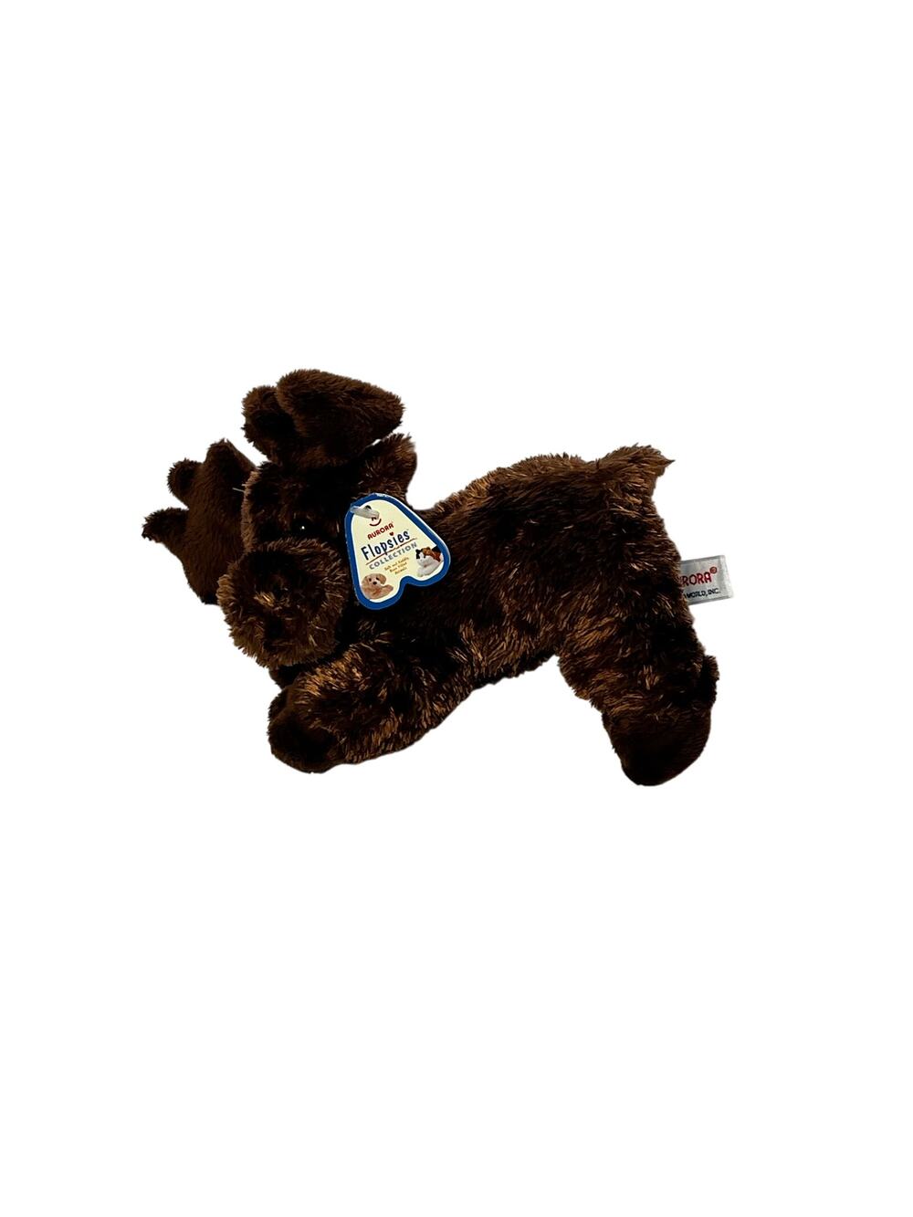 Aurora Flopsies collection NWT brown Maximoose plush stuffie